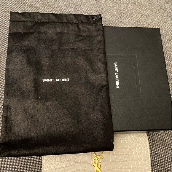 Ysl flap chain with remov cocco print Monet/new Jolie crema soft/crema s. - Picture 5 of 10